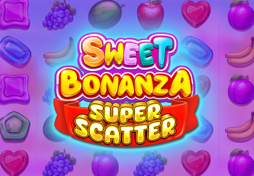 Автомат Sweet Bonanza Super Scatter в BetWinner казино